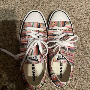 Converse all stars.  I may have worn them once.